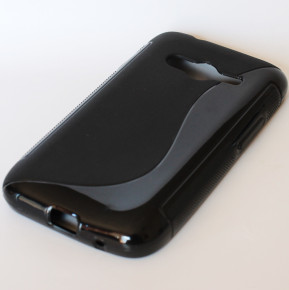 Силиконов гръб ТПУ S-Case за Samsung Galaxy Trend 2 G313 / Ace 4 / Trend 2 lite G318 черен